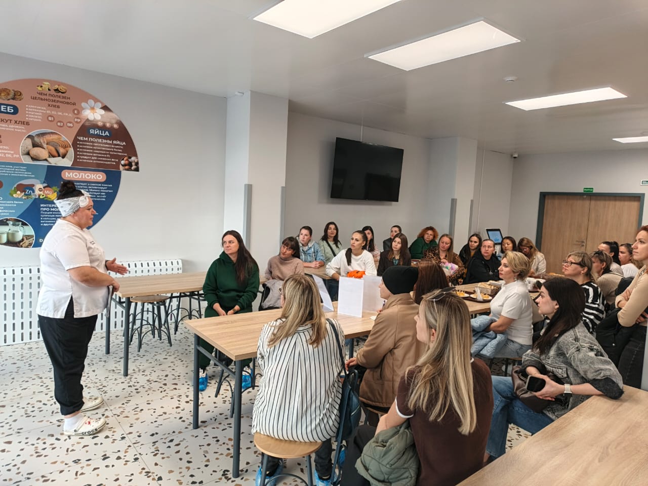 В школьном кафетерии ШТИ74 «Симфония вкуса» прошли информационные встречи на тему «Правила здорового питания для школьников»