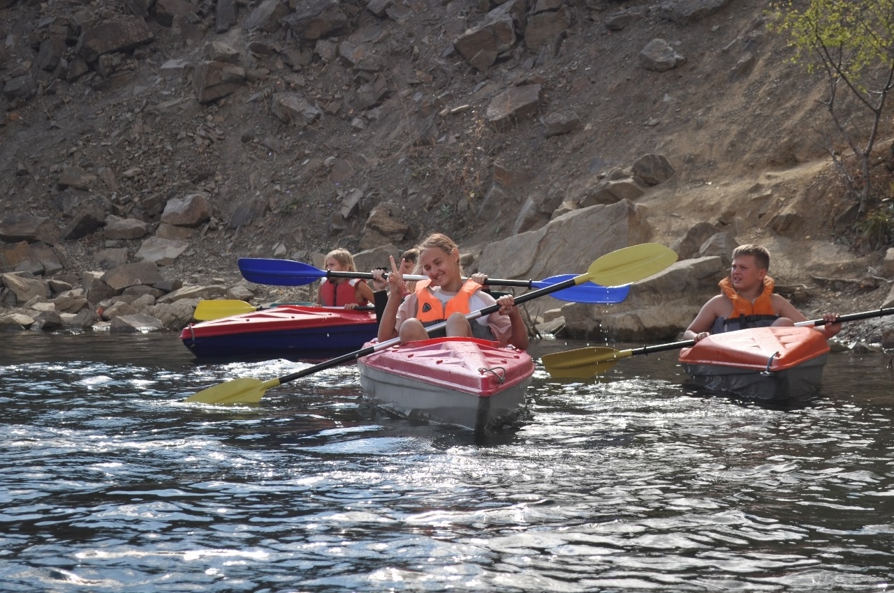 В первую неделю учебного года прошли учебно-тренировочные сборы по водной подготовке