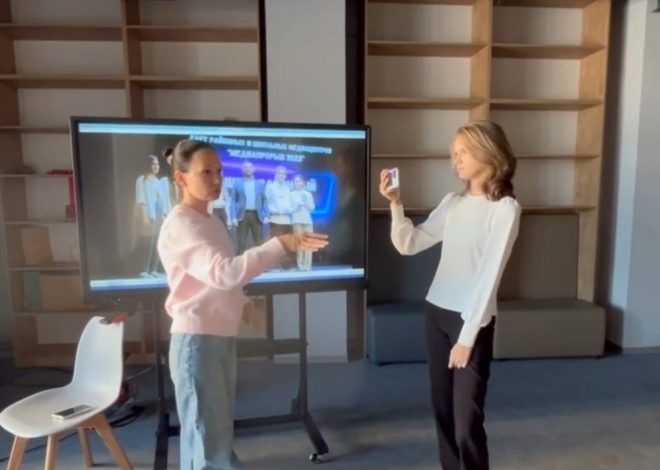 В школе 74 прошёл увлекательный мастер‑класс «Что такое репортаж?»!