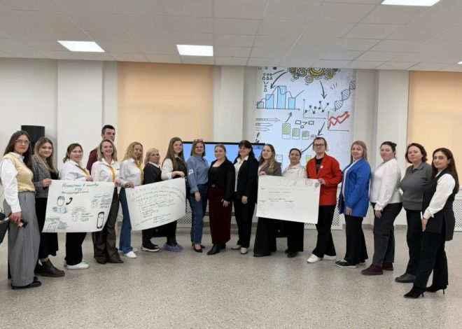 ОБМЕН ОПЫТОМ: Советник директора по воспитанию школы №74 на проектной сессии в школе №116