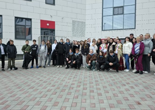 Экологический субботник школы №74: спорт, здоровье и забота о природе