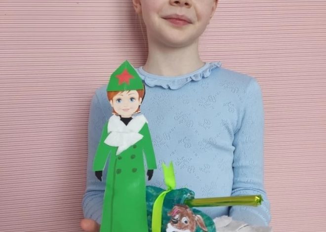 София Бондаренко (3 «Г») стала победителем конкурса творческих работ «С 23 февраля!», заняв почетное 1 место