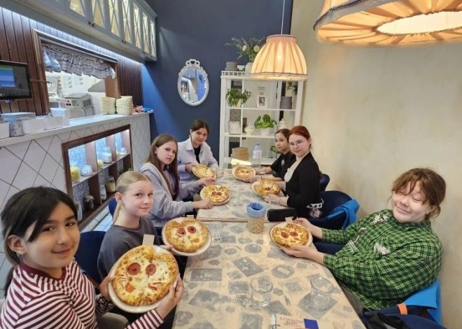 Ребята из 5 «А» класса на один час стали настоящими пиццайоло