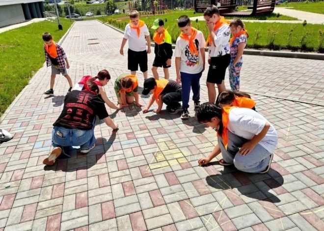 РАДУГА ПОД НОГАМИ: ТВОРЧЕСТВО НА АСФАЛЬТЕ!